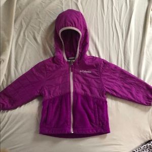 Columbia light fleece jacket kids 2T